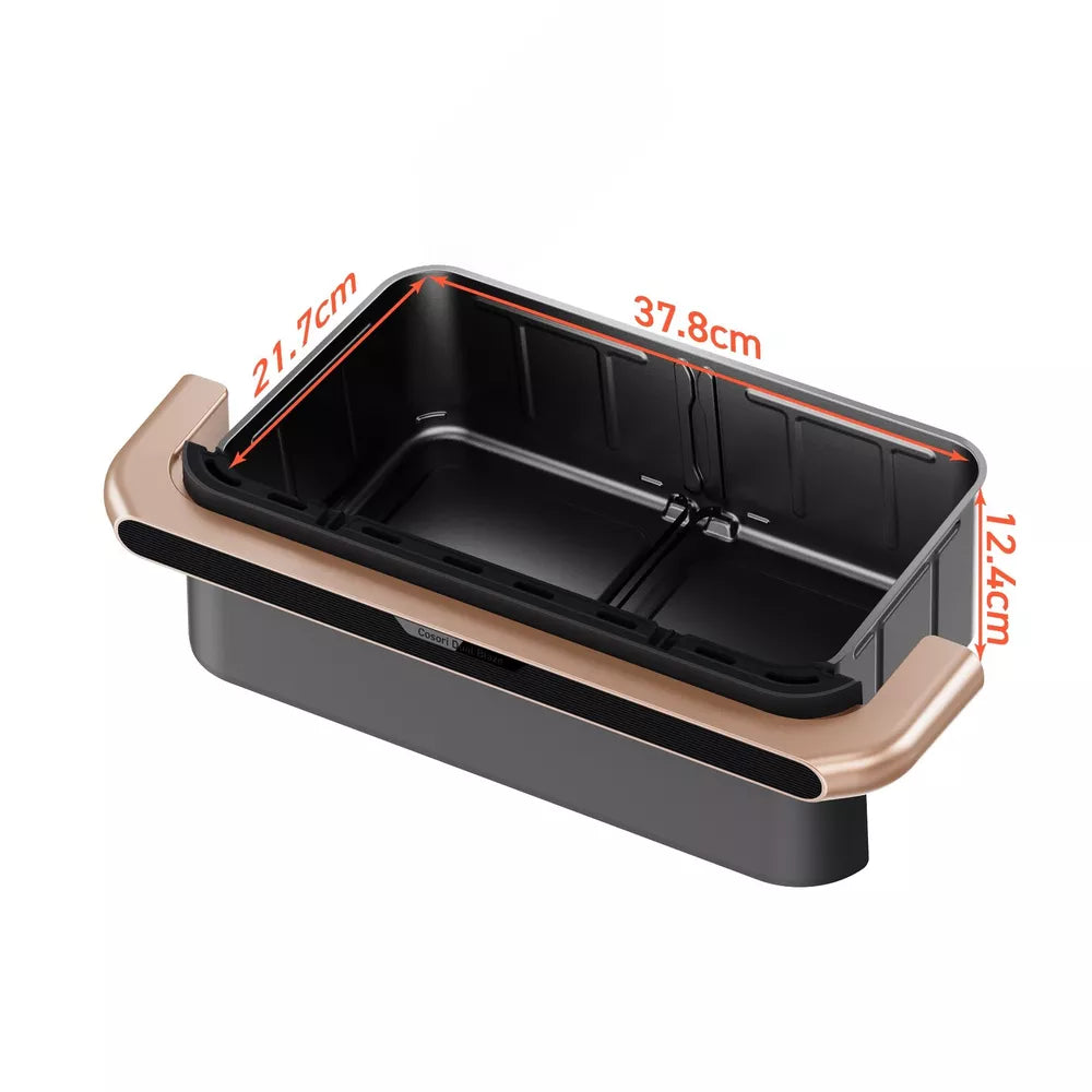 COSORI Smart Air Fryer TwinFry 10L 8-in-1 Non-Stick Dishwasher Safe Rose Gold