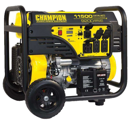 Champion 100110 9200W/11500W Electric Start Gas Generator New