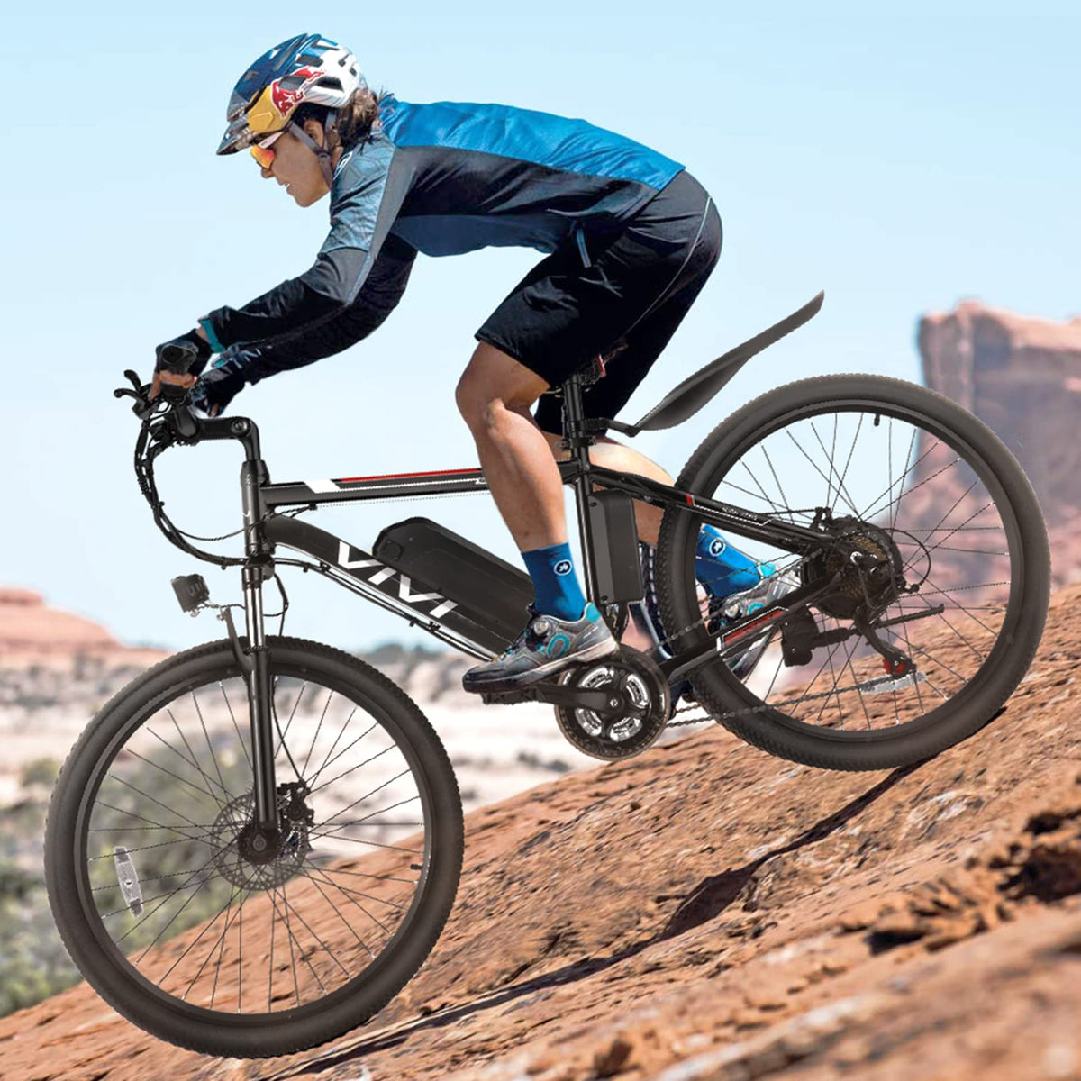 Vivi Electric Bike for Adults, Peak 750W Ebike 26" Electric Mountain Bike, 20MPH Adult Electric Bicycles Commuter Ebike with 48V Battery