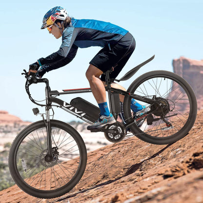 Vivi Electric Bike for Adults, Peak 750W Ebike 26" Electric Mountain Bike, 20MPH Adult Electric Bicycles Commuter Ebike with 48V Battery