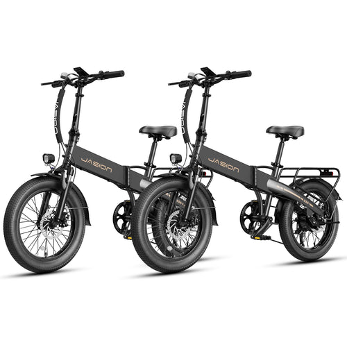 Jasion EB6 Foldable Electric Bike for Adults, 1200W Peak Motor 25 MPH EBike