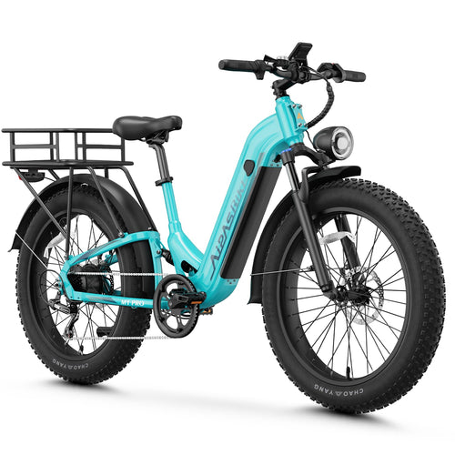 Aipas M1 Pro Electric Bike for Adults, 26 x 4 Fat Tires, 48V 17.5Ah Battery