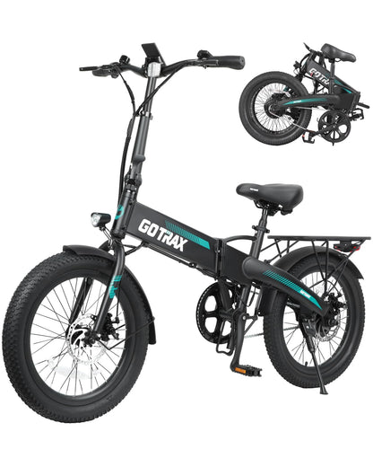 Gotrax R1 20" Folding Electric Bike with 40 Miles Range by 48V Battery