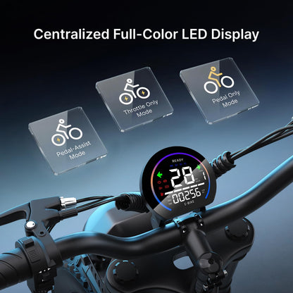 Electric Bike for Adults,2000W Peak Motor,70-160 Mi Range,Moped Ebike