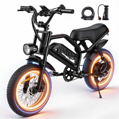 Electric Bike for Adults, A13 1000W Peak 16'' E-Bike, 20MPH Speed &45 Miles