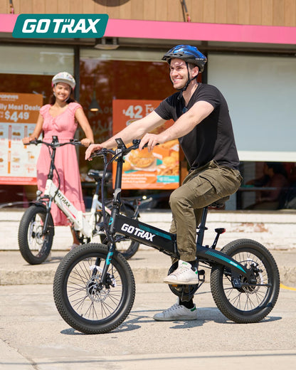 Gotrax R1 20" Folding Electric Bike with 40 Miles Range by 48V Battery