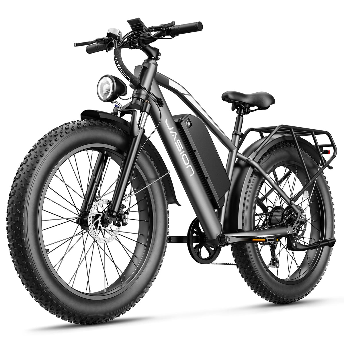 Jasion EB5 MAX Electric Bike for Adults with 2000W Peak Motor, 48V 15Ah (720Wh) Battery Electric Mountain Bike