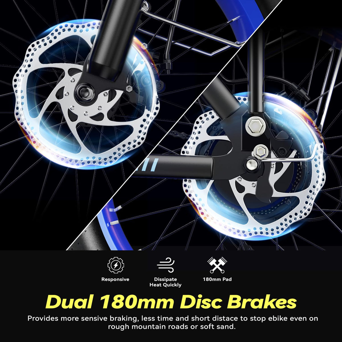 EUYBIKE Foldable Electric Bike for Adults, 48V 20Ah Removable Battery