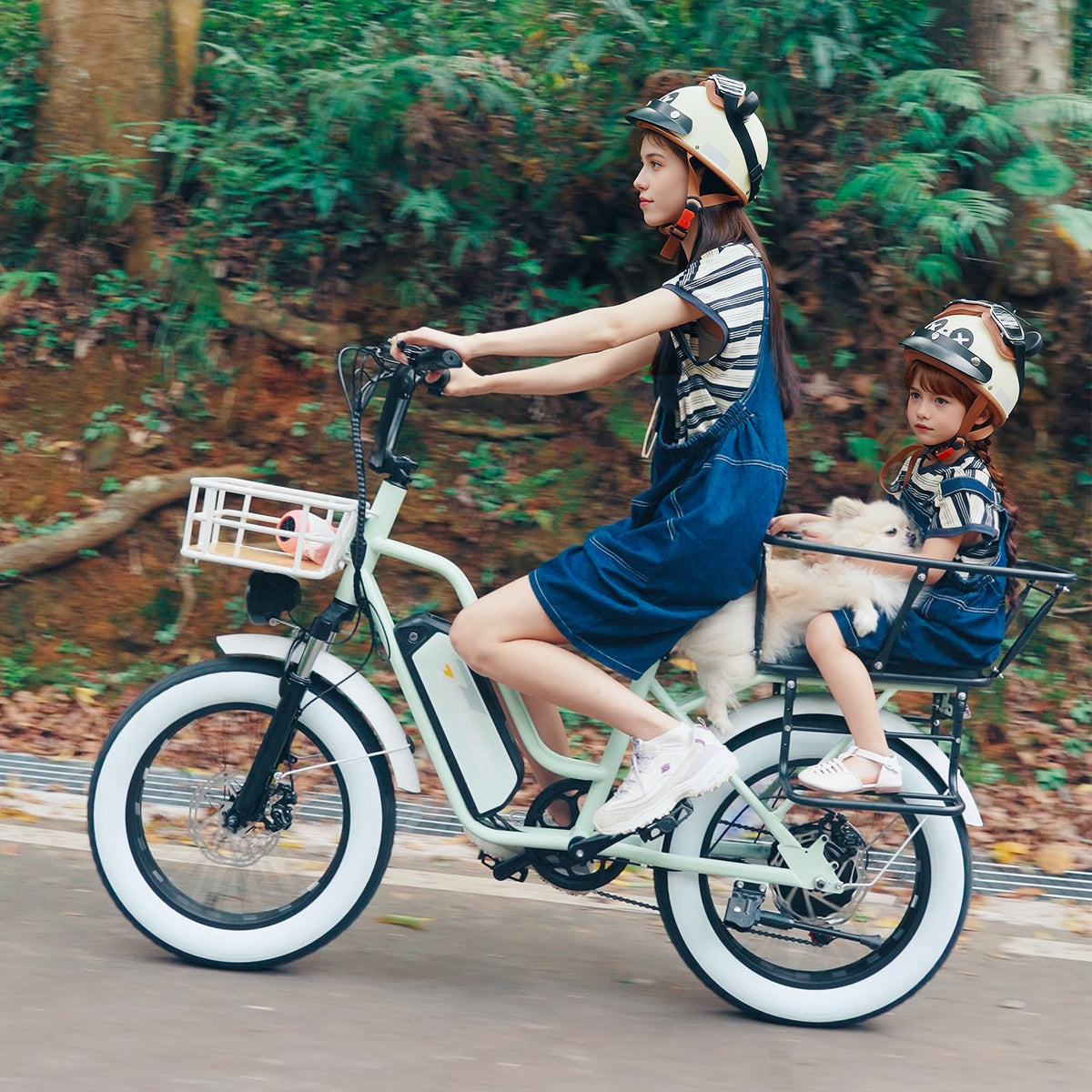EUYBIKE Electric Bike for Adults, 20"x 4" Fat Tire Ebike, 1450W Peak Cargo Ebike with 48V 20AH Removable 960WH Battery