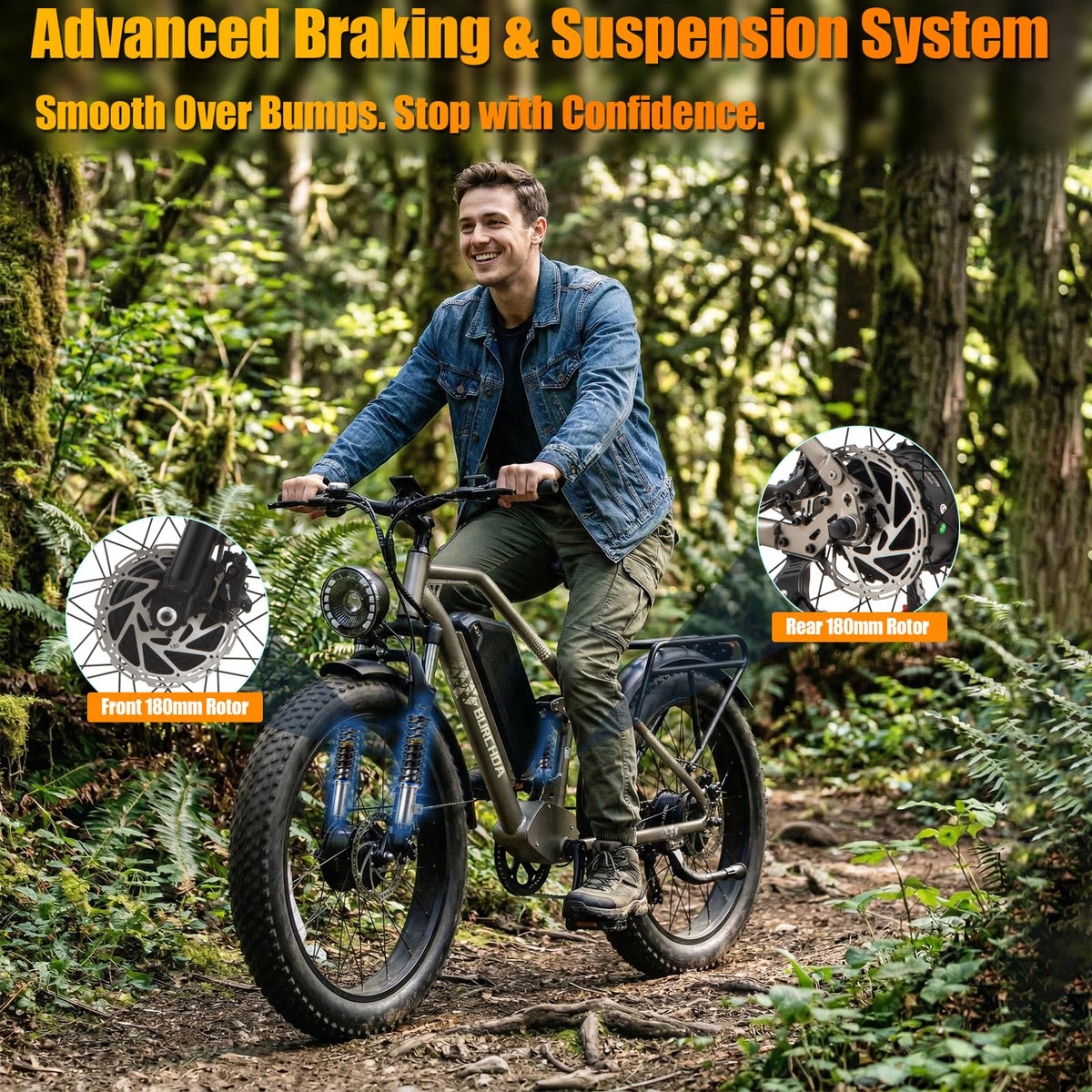5000W Peak AWD Dual Motor Electric Bike for Adults Up to 90 Mi Long Range