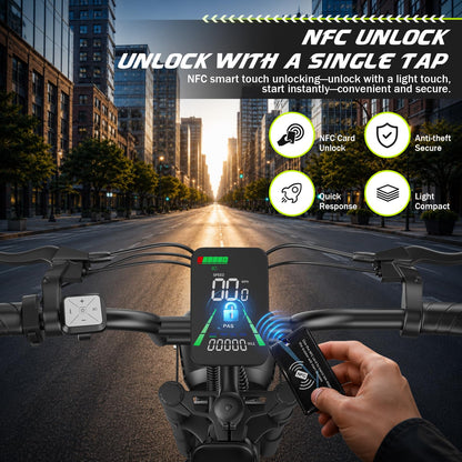 ASKGO Electric Bike for Adults Teens, 2500W Peak, 28/36 Mph & 65 Miles, 16/20" Fat Tire All-Terrain Electric Dirt Bike