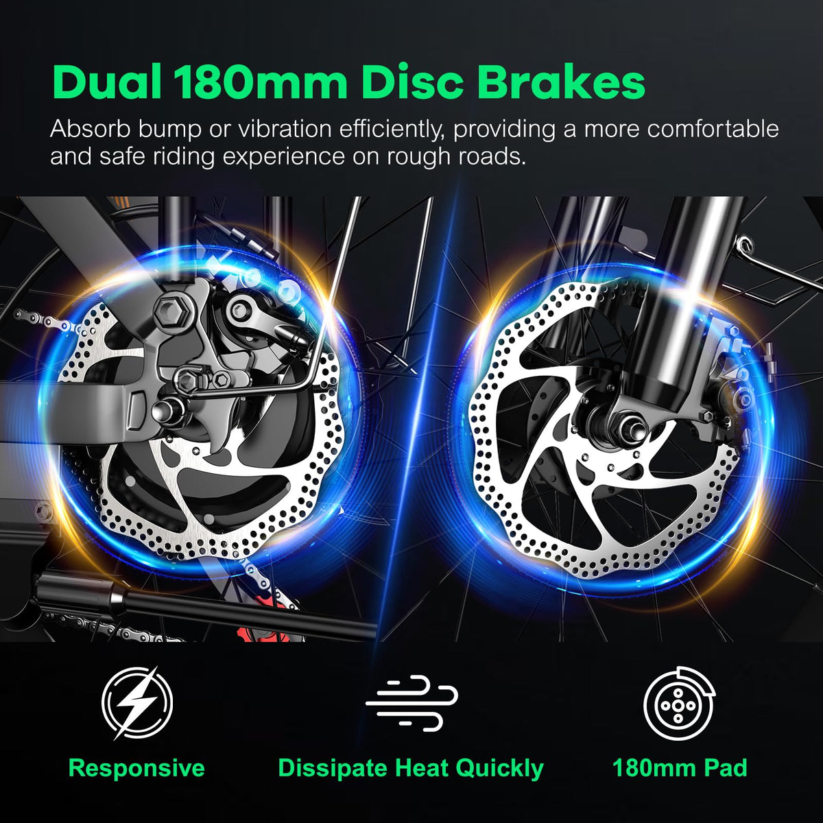 EUYBIKE Foldable Electric Bike for Adults, 48V 20Ah Removable Battery up to 80Miles, 20" Fat Tire 1000W Dirt Ebike