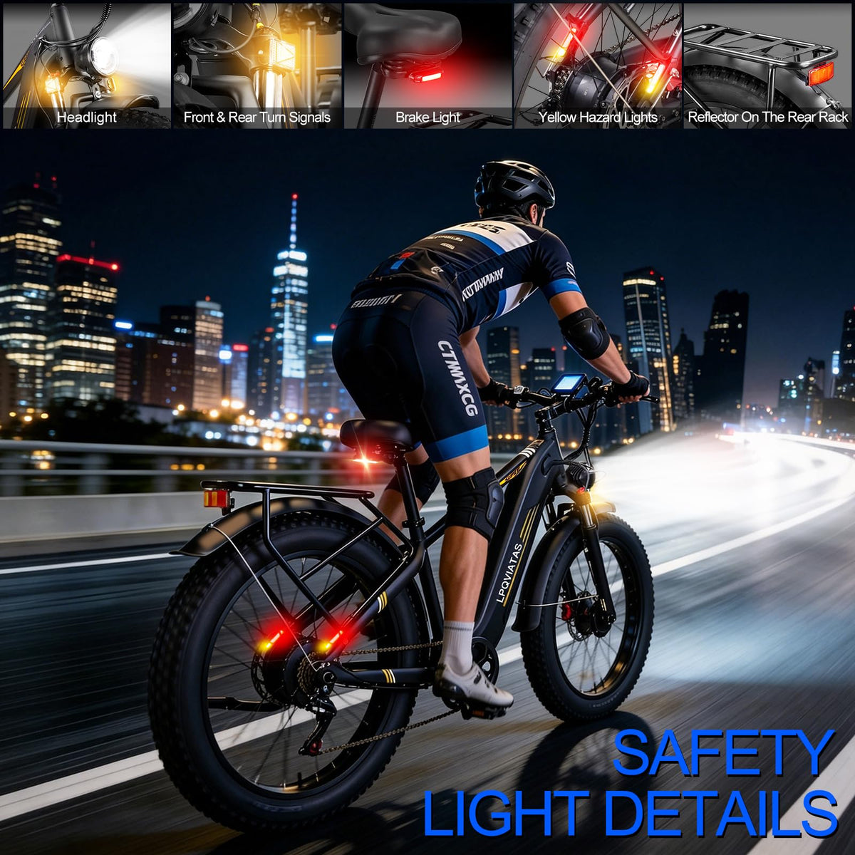 PEAK-8000W Dual Motor Electric Bike for Adults 52V 26AH Max 50MPH 100Miles
