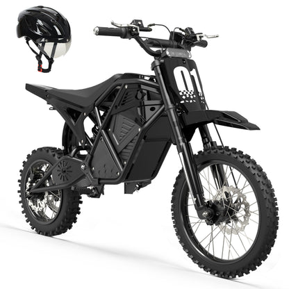 ESKUTE Electric Dirt Bike for Teens Adults, Mid-Drive Motor 3500W Peak, Electric Motorcycle 48V23Ah Battery
