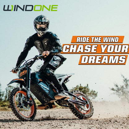Windone RM7 Electric Dirt Bike for Teens & Adults, 37MPH Max, 1080WH