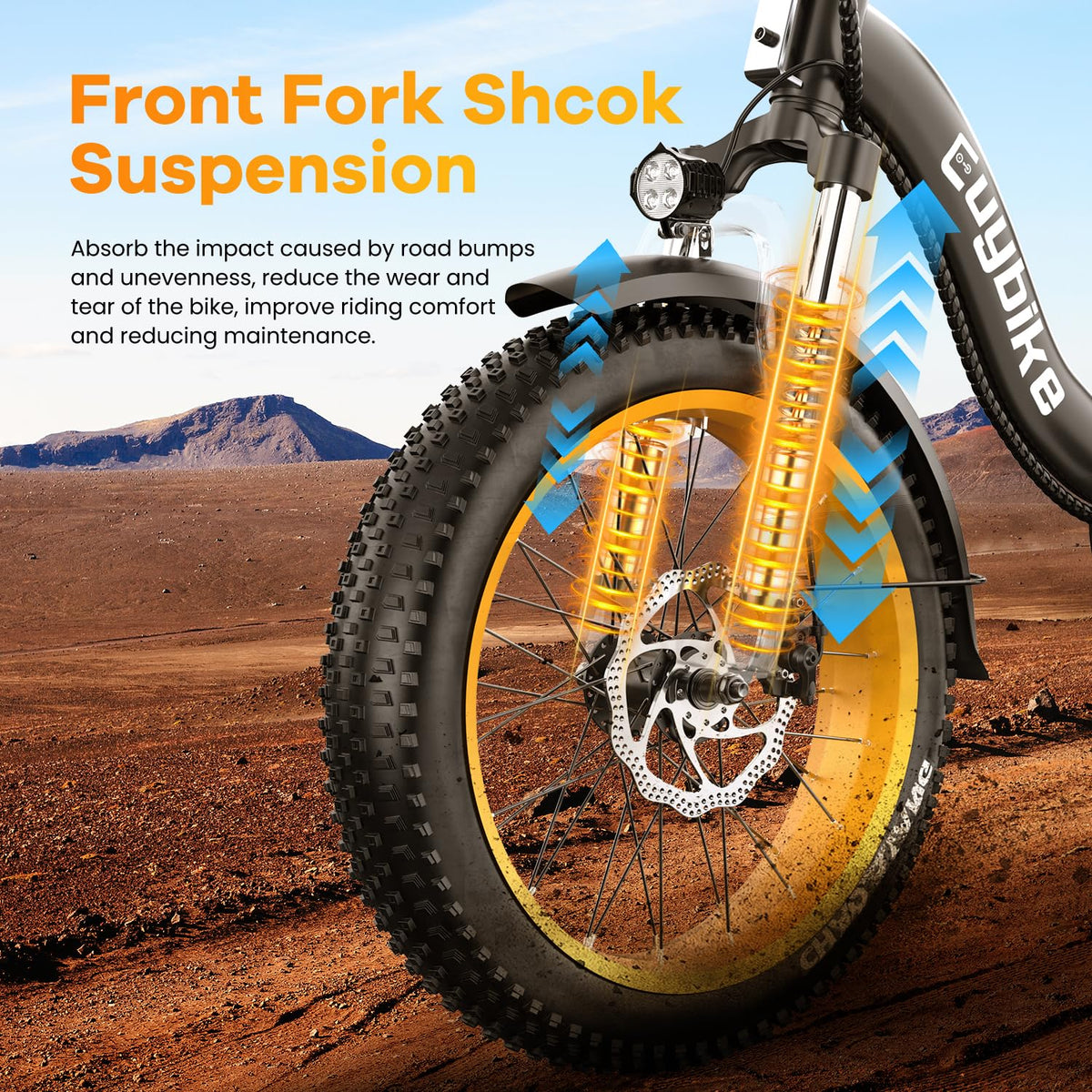 EUYBIKE Folding Electric Bike for Adults with Peak 1000W Motor, 48V 20AH Battery up to 80 Miles, 20" Fat Tire All Terrain Ebike