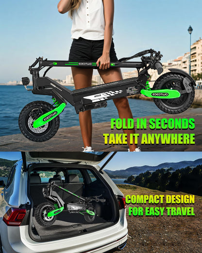 Electric Scooter for Adults,11" Off-Road Tires Fast E Scooter