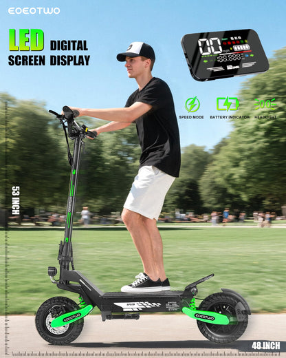 Electric Scooter for Adults,11" Off-Road Tires Fast E Scooter