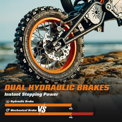 Windone RM7 Electric Dirt Bike for Teens & Adults, 37MPH Max, 1080WH