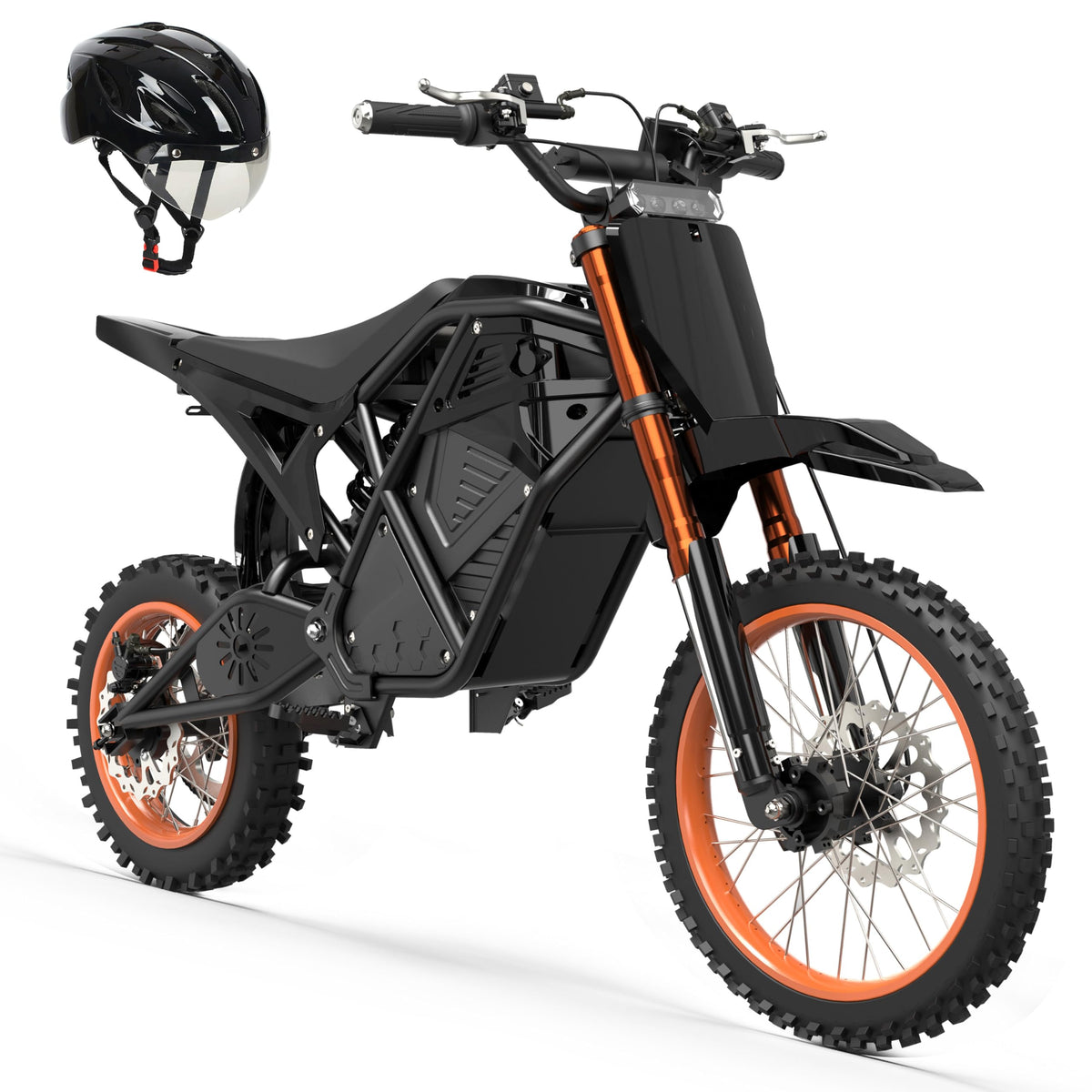 ESKUTE Electric Dirt Bike for Teens Adults, Mid-Drive Motor 3500W Peak, Electric Motorcycle 48V23Ah Battery