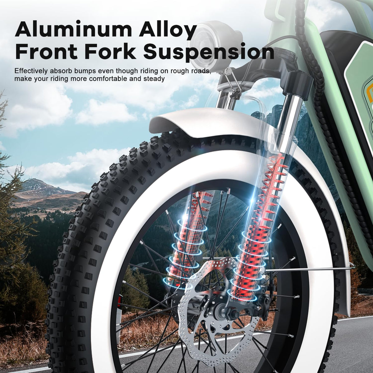 EUYBIKE Electric Bike for Adults, 20"x 4" Fat Tire Ebike, 1450W Peak Cargo Ebike with 48V 20AH Removable 960WH Battery
