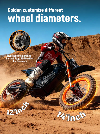 ESKUTE Electric Dirt Bike for Teens Adults, Electric Motorcycle 48V23Ah Battery
