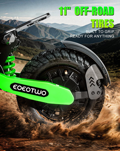 Electric Scooter for Adults,11" Off-Road Tires Fast E Scooter