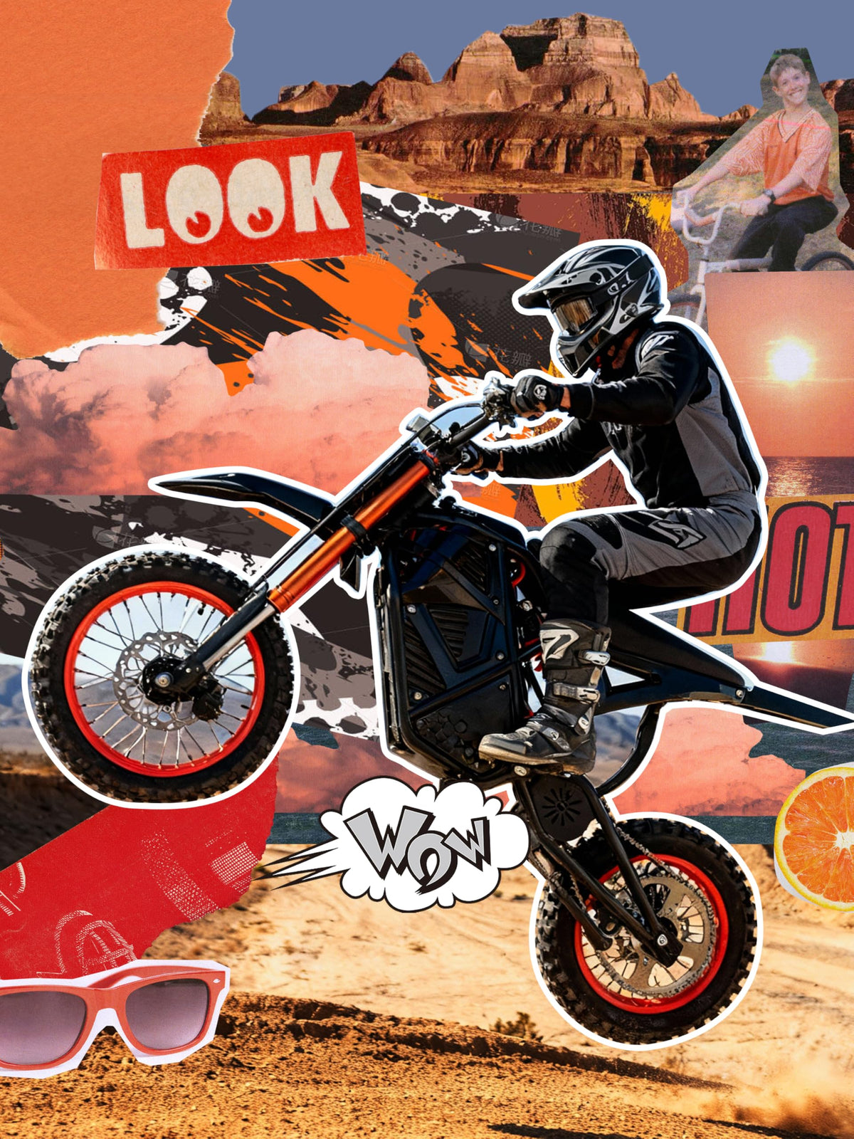 ESKUTE Electric Dirt Bike for Teens Adults, Electric Motorcycle 48V23Ah Battery