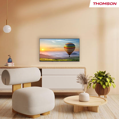 Thomson 40 Inch (100 cm) FHD Smart TV, Wi-Fi, Voice Control, HDR10, Dolby Audio, Triple-Tuner (Cable/Satellite/Antenna), HDMI, USB, 1 GB RAM, 4 GB Flash - 40FT2S35