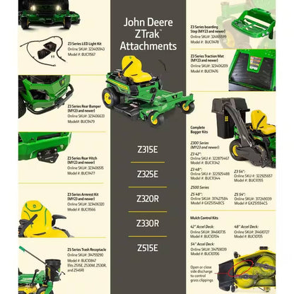 Johnn Deere Z315E 42 in. 20 HP GAS Dual Hydrostatic Zero-Turn Riding Mower BG21296 Essence