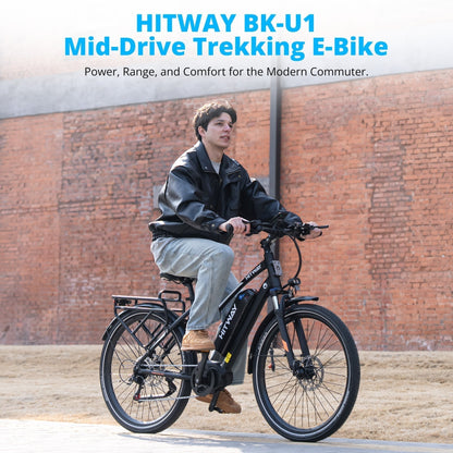 BK-U1 Mid-Drive Electric Bike up to 110 miles