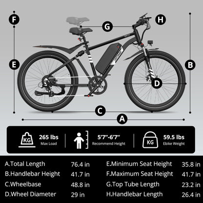 BK15PL 29 inch Electric Bike