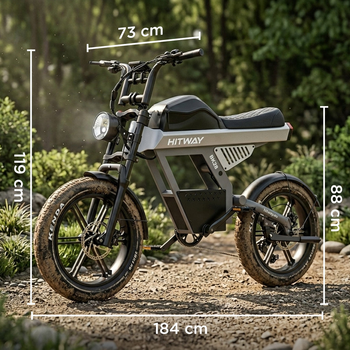 BK28 Fat Tyre Electric Bike