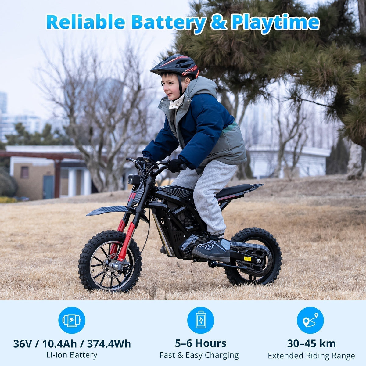 HT100 Kids Electric Dirt Bike