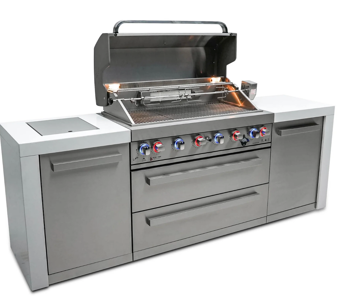 Mont Alpi 805 Deluxe Island  6-Burner Grill MAi805-D