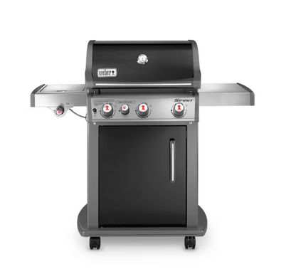 Weber Spirit E-330 Black 3-Burner Liquid Propane Gas Grill with 1 Side Burner