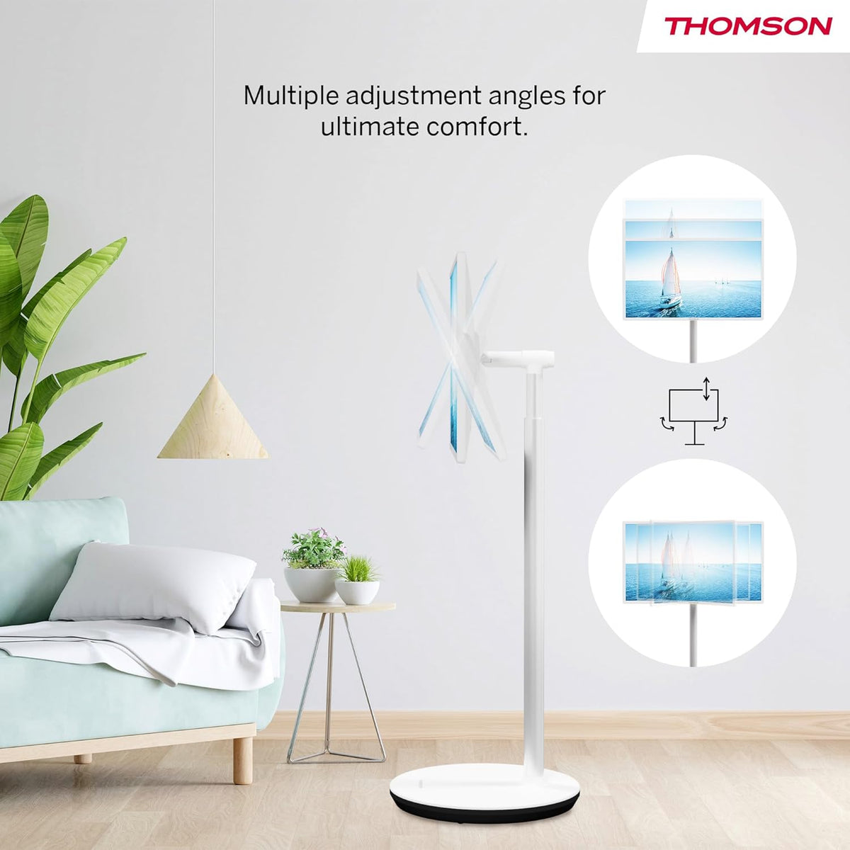 Thomson Go 32" TV (81 cm), TV Android Portable - HD Ready (1366x768), Voice Control, Bluetooth 5.1, Wi-Fi, funzione hotspot, autonomia up to 4 Hours