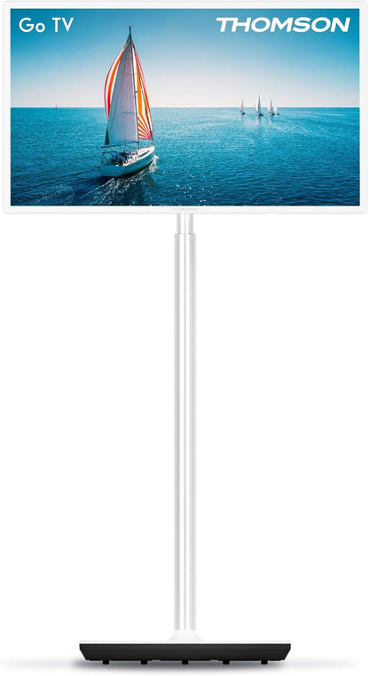 Thomson Go 32" TV (81 cm), TV Android Portable - HD Ready (1366x768), Voice Control, Bluetooth 5.1, Wi-Fi, funzione hotspot, autonomia up to 4 Hours