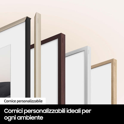 Lifestyle TV QE32LS03CBUXZT The Frame QLED Full HD, Smart TV 32" Matte Display, Art Mode, OTS Lite, Built-In with Bixby and Alexa Compatible with Google Assistant, Black 2023