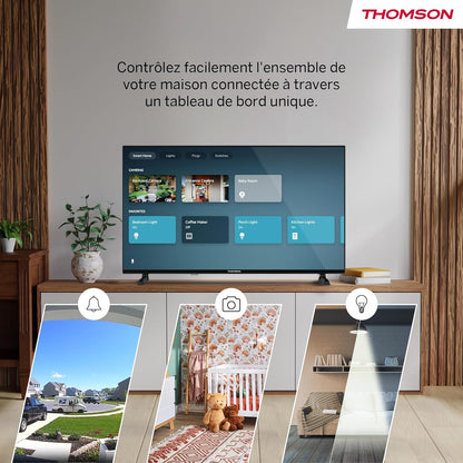 Thomson 43 Inch (109 cm) 4K UHD LED Smart TV with Fire TV, Alexa Voice Control, AirPlay, Wi-Fi, Triple Tuner(Cable/satellite/antenna), Bluetooth 5.0, HDMI, USB, AV in, CI+, 43UF4S35